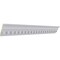 Ekena Millwork 4 3/8"H x 3 1/2"P x 5 5/8"F x 94 1/2"L Dentil Crown Moulding MLD04X03X06DE - alternate 2